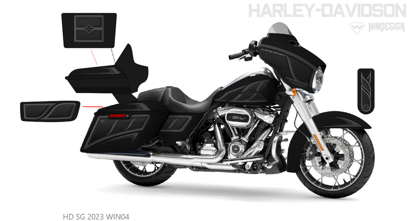 Street Glide Harley Davidson Graphics Kit 29