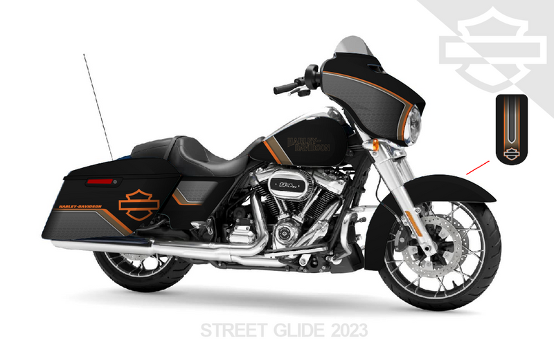 Street Glide Harley Davidson Graphics Kit 1
