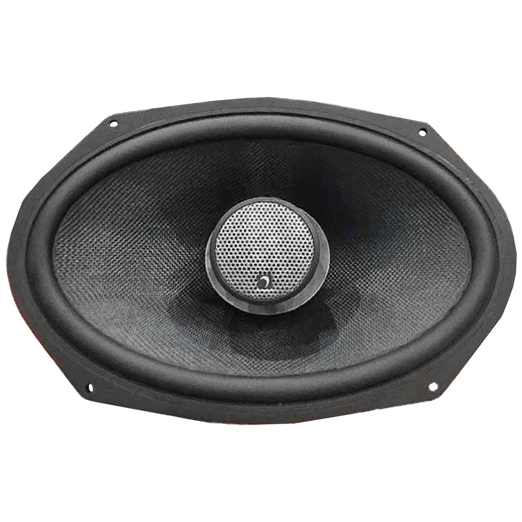 2024+ Harley Davidson Cut-In Speaker Lid Kit with HXM812F2BK 8x12" Waterproof 2-Way Speakers (2Ω)