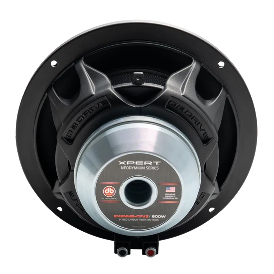 EX8NMB-CFV2 : 8 in. NEO Carbon Fiber MidBass (Sold As Single)