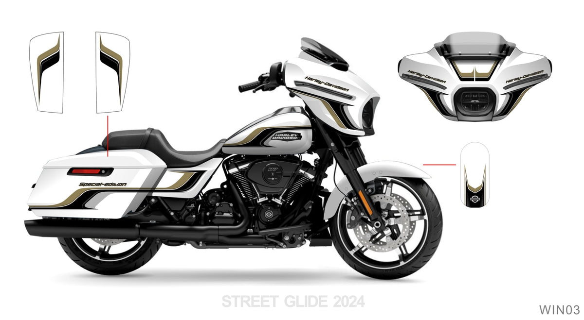 Street Glide Harley Davidson Graphics Kit 5