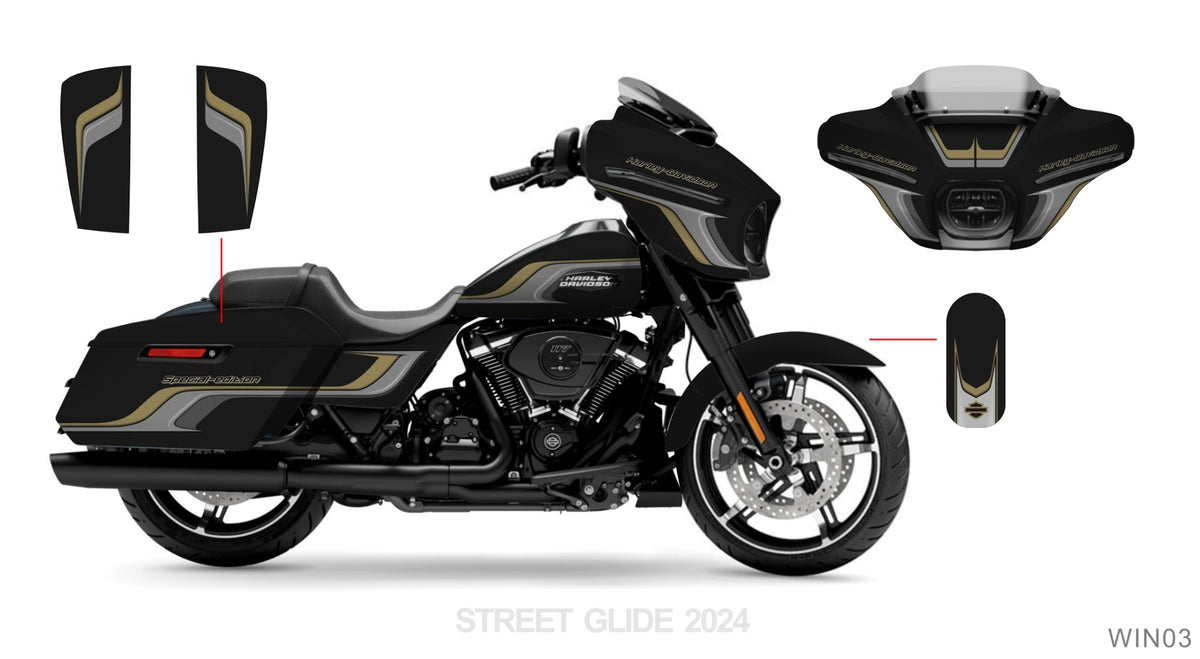 Street Glide Harley Davidson Graphics Kit 6