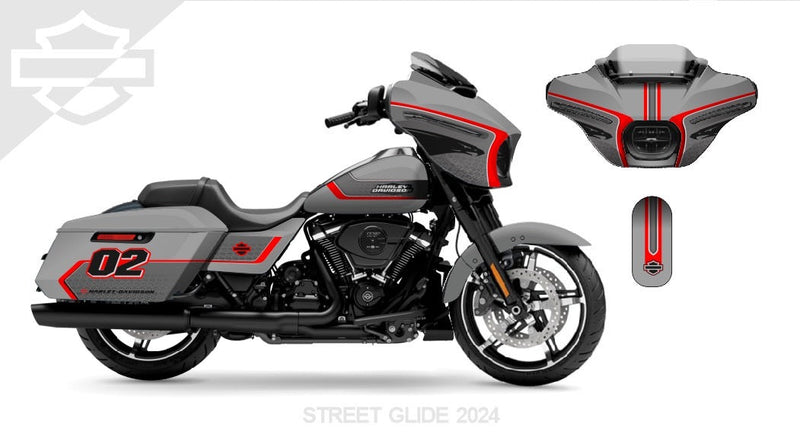 Street Glide Harley Davidson Graphics Kit 17