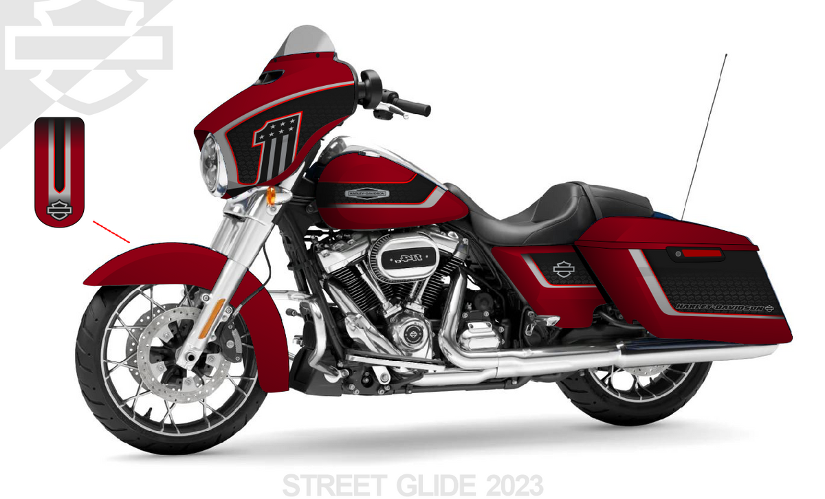 Street Glide Harley Davidson Graphics Kit 26